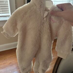 Levi's Soft Cream Baby Footie